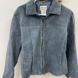 St. John's Bay Women's washable gray suede Jacket size large